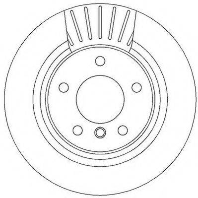 BRAKE ENGINEERING DI956486 гальмівний диск