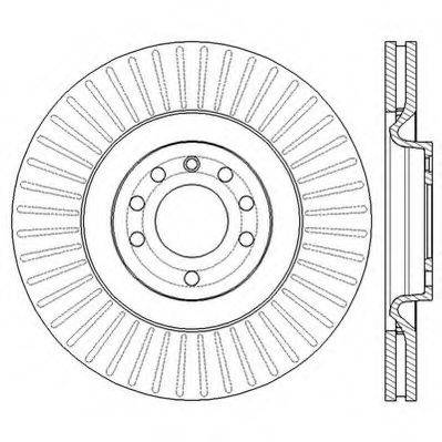 BRAKE ENGINEERING DI956348S гальмівний диск