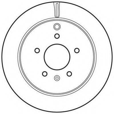 BRAKE ENGINEERING DI956643 гальмівний диск