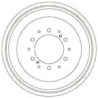 BREMBO 14318710 Гальмівний барабан