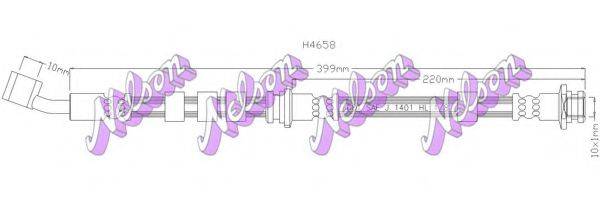 BROVEX-NELSON H4658 Гальмівний шланг