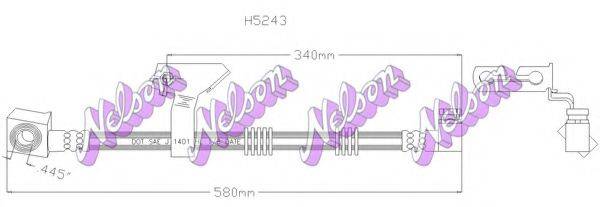 BROVEX-NELSON H5243 Гальмівний шланг