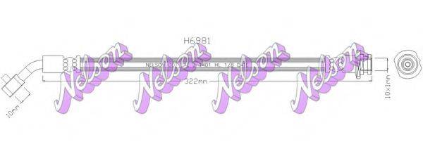 BROVEX-NELSON H6981 Гальмівний шланг