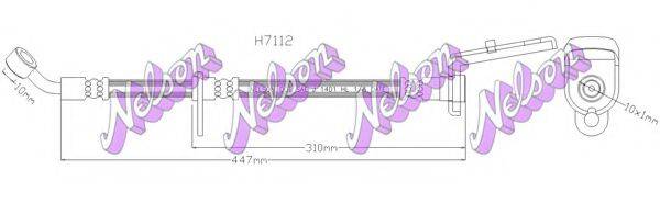 BROVEX-NELSON H7112 Гальмівний шланг