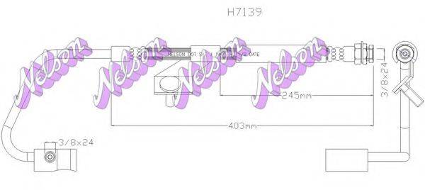BROVEX-NELSON H7139 Гальмівний шланг