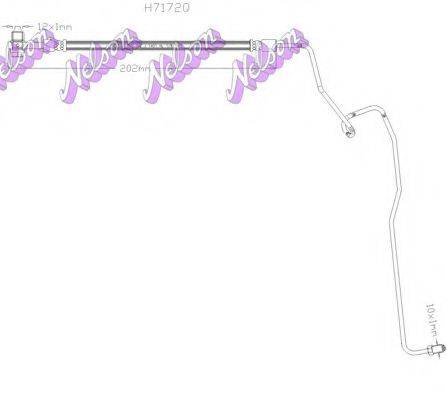 BROVEX-NELSON H7172Q Гальмівний шланг