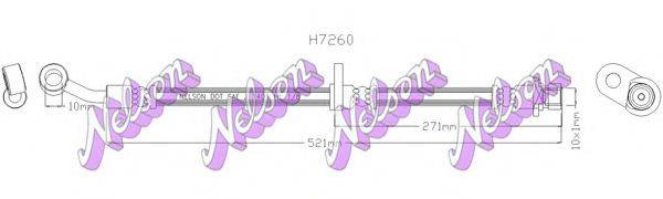 BROVEX-NELSON H7260 Гальмівний шланг