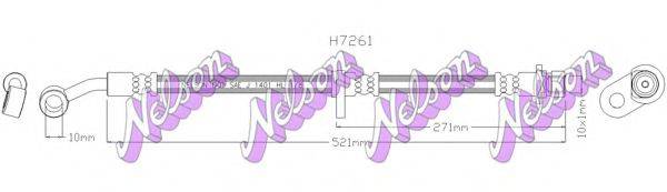 BROVEX-NELSON H7261 Гальмівний шланг