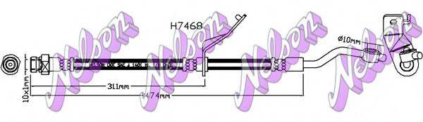 BROVEX-NELSON H7468 Гальмівний шланг