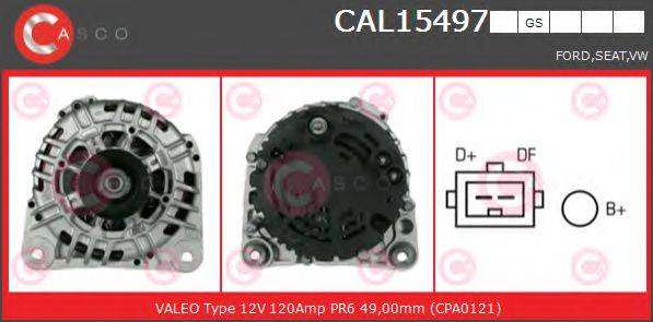 CASCO CAL15497GS Генератор