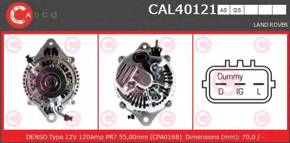 CASCO CAL40121GS Генератор