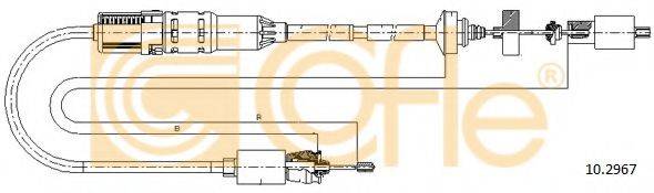 COFLE 102967 Трос, управління зчепленням