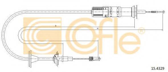 FIRST LINE FKC1461 Трос, управління зчепленням