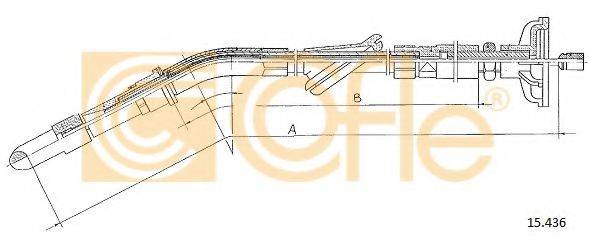 VAG 192 721 335 A Трос, управління зчепленням