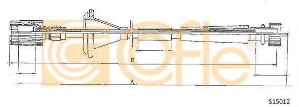 COFLE S15012 Трос спідометра