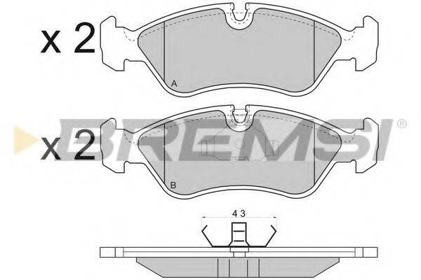 BREMSI BP2417