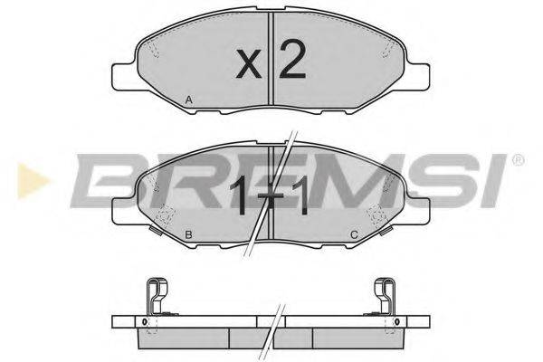 BREMSI BP3335