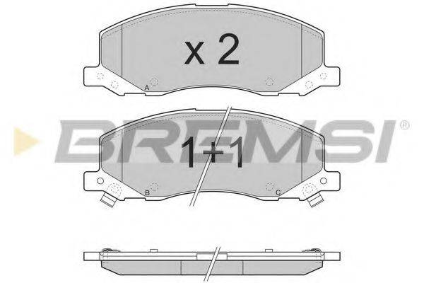 BREMSI BP3378