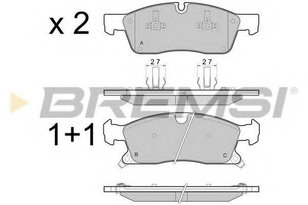 BREMSI BP3460