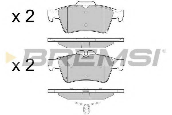 BREMSI BP3465