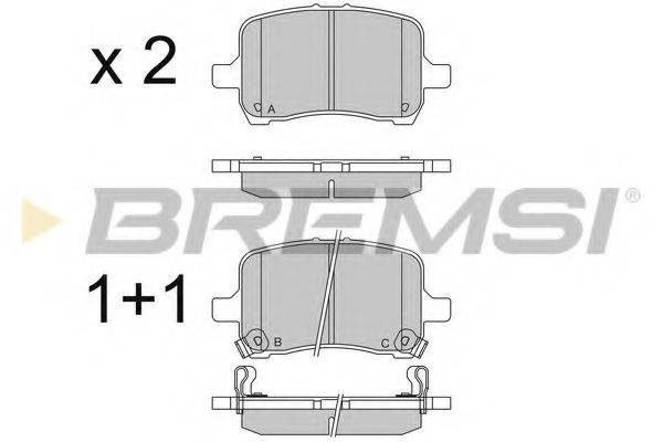 BREMSI BP3566