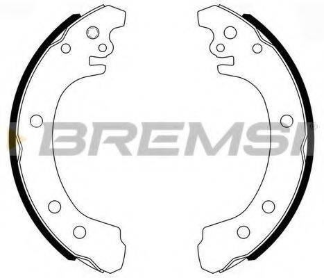 BREMSI 2981 Комплект гальмівних колодок