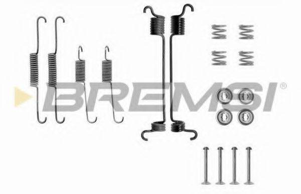 BREMSI SK0741 Комплектуючі, гальмівна колодка