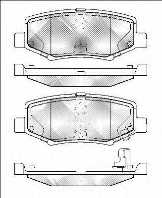 BSF 20027 Комплект гальмівних колодок, дискове гальмо