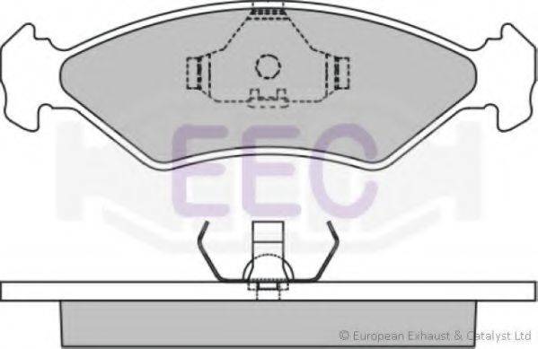 EEC BRP0959 Комплект гальмівних колодок, дискове гальмо