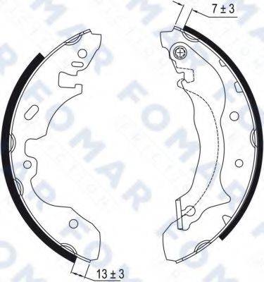 FOMAR FRICTION FO9025 Комплект гальмівних колодок