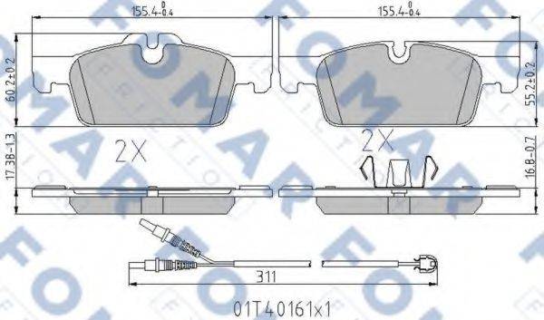 FOMAR FRICTION FO 337581