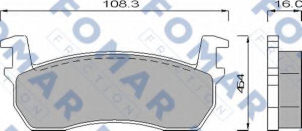 FOMAR FRICTION FO 434581