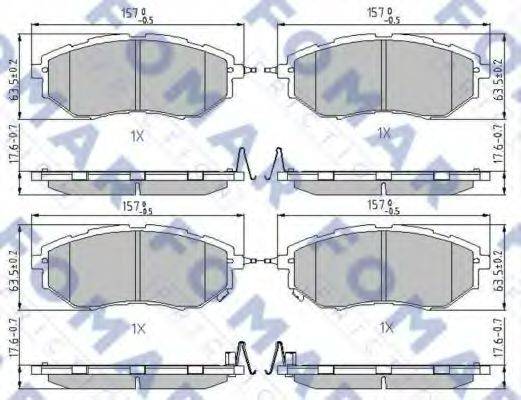 FOMAR FRICTION FO 699581