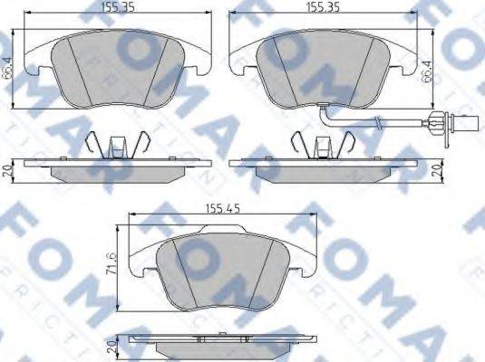 FOMAR FRICTION FO 862381