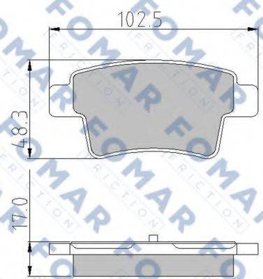 FOMAR FRICTION FO 929881