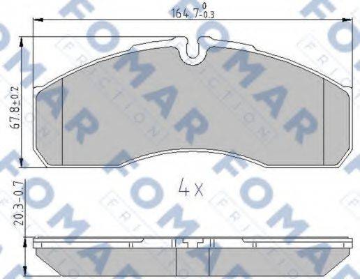 FOMAR FRICTION FO 933581