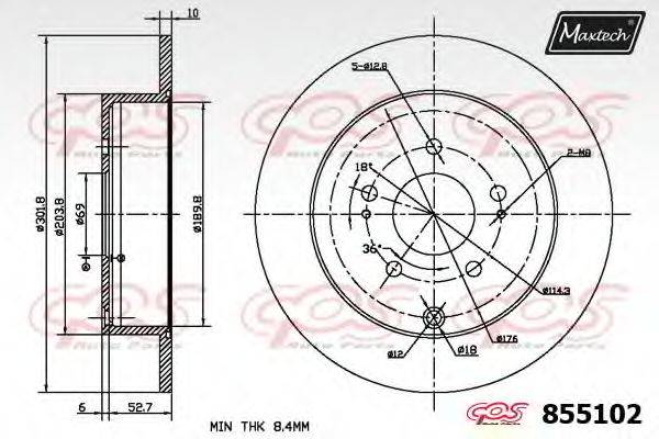 MAXTECH 855102.0000