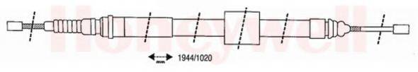 BENDIX 432160B Трос, стоянкова гальмівна система