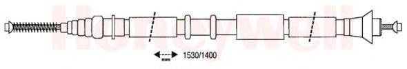 BENDIX 432647B Трос, стоянкова гальмівна система