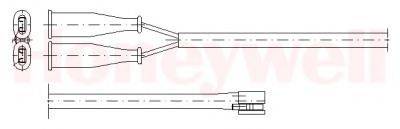 BENDIX 581316 Сигналізатор, знос гальмівних колодок