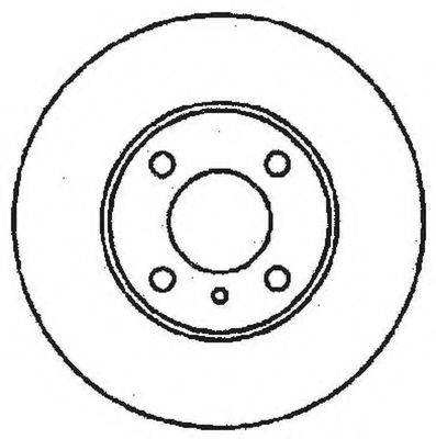 BENDIX 561266BC гальмівний диск