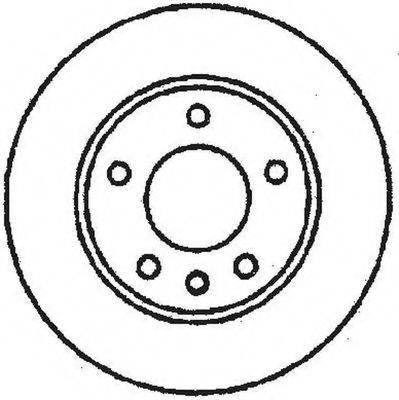 BENDIX 561652BC гальмівний диск