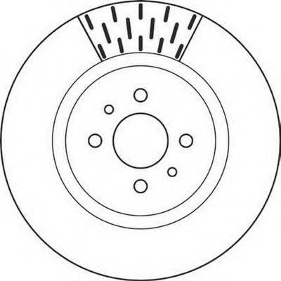 BENDIX 562108 гальмівний диск