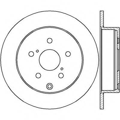 BENDIX 562431BC гальмівний диск