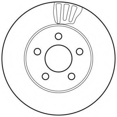 FERODO DDF1025 гальмівний диск