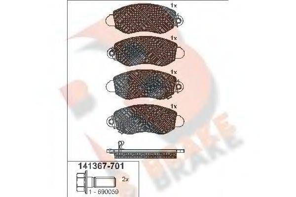 R BRAKE RB1367