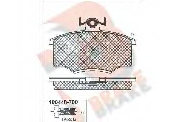 R BRAKE RB0448-700