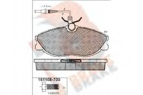 R BRAKE RB1108-700