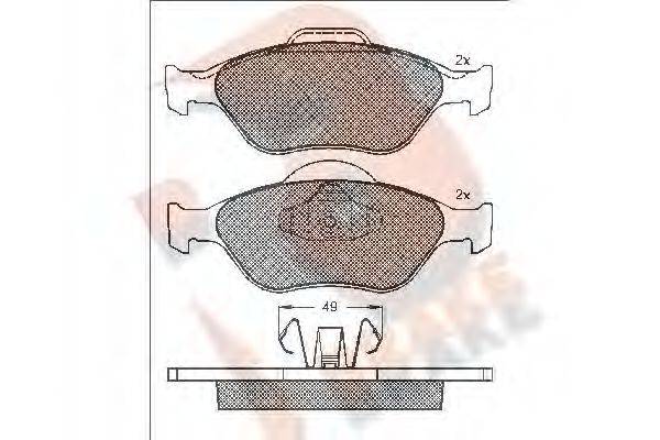 R BRAKE RB1343