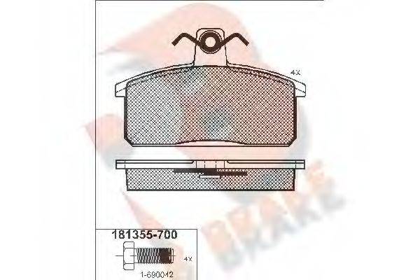 R BRAKE RB1355-700